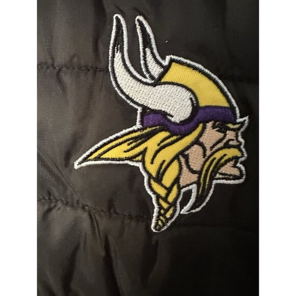 Minnesota Vikings NFL Purple Puffer Vest Adult Size: XL - Picture 2 of 5